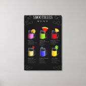 Menu Vloeiingen Canvas Afdruk (Voorkant)