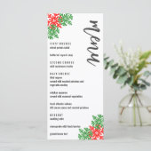 Menu Voici Le Mariage De Noël De La Saison (Debout devant)