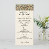 Menu Voleurs de fraises Ensemble de mariage vintage (Debout devant)