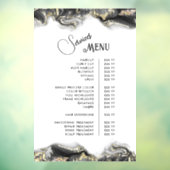Menu voor Black Marbling Design Services Raamsticker (Vel 3)