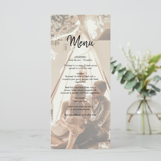 Menu Vos propres photos Mariage passé (Debout devant)