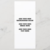 Menu Votre couleur arrière - plan, votre image, votre p (Dos)