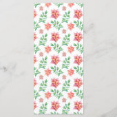 Menu Watercolor Christmas Holiday Party (Dos)