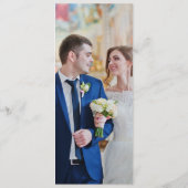 Menu Watercolor Floral Wedding (Dos)