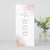 Menu waterverf splash (Staand voorkant)