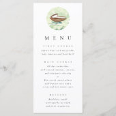 Menu waterverf Wooden Boat Wedding (Voorkant)