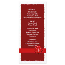 Menu Wax Seal Wedding/Program