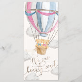 Menu We Can Bearly Wait Twins Baby Shower  (Dos)