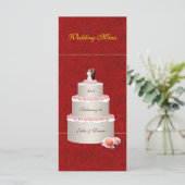 Menu Weddenschap (Staand voorkant)