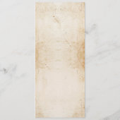 Menu Weddenschappen Receptie Rustige Skulls Rozen (Achterkant)