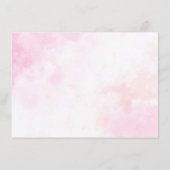 Menu Wedding shower forestier tropical des Bougainvilli (Dos)