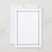 Menu Whimsical Main Drawn Option Wedding rsvp (Dos)