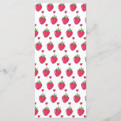 Menu Whimsical Pink Strawberry Wedding (Dos)