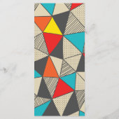 Menu Whimsy Animal Llama Birthday Party (Achterkant)