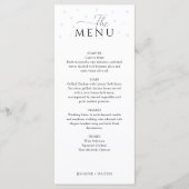 Menu White Pearls Wedding (Voorkant)
