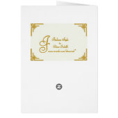 Menu White Roses Wedding (Achterkant)