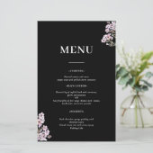 Menu Wildflower Wedding (Staand voorkant)