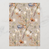 Menu Wildflower Wedding (Achterkant)