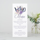 Menu Wonderland Fairytale Mariage Afnoon Tea Party (Debout devant)