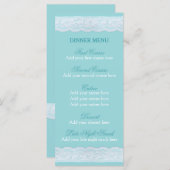 Menu Wortingweddenschap sjabloon (Voorkant / Achterkant)