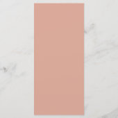 Menu xOr Rustique, Fleurs Violettes, Roses & Or 4 Blanc (Dos)
