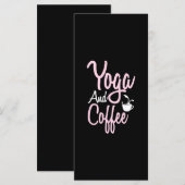 Menu Yoga Lover | Yoga Et Café (Devant / Derrière)