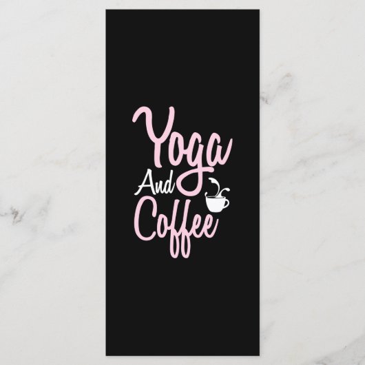 Menu Yoga Lover | Yoga Et Café (Devant)