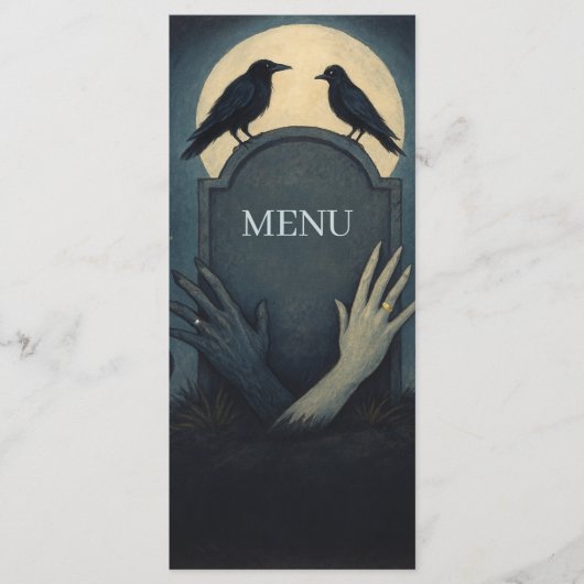 Menu Zombie, le Mariage de la Lune (Devant)