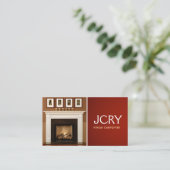 Menuiserie de finition, Carte de visite de cheminé (Debout devant)