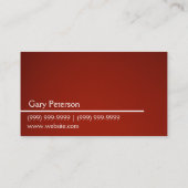 Menuiserie de finition, Carte de visite de cheminé (Dos)