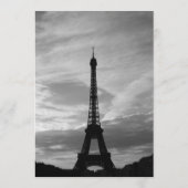 Menukaarten voor Eiffel Tower Menu (Achterkant)