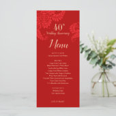 Menus d'anniversaire de mariage traditionnels bili (Debout devant)