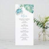 Menus de décoration de mariage de destination Trop (Debout devant)