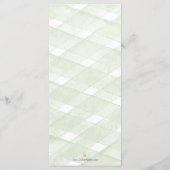 Menus de mariage aux hortensias (Dos)