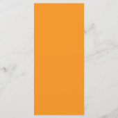 Menus de mariage Rose Orange (Dos)