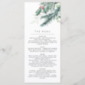 Menus de Noël | Menu Mariage d'hiver (Devant)