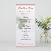 Menus de réception rose (Debout devant)