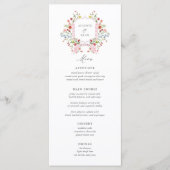 Menus Fleur sauvage de crête de jardin Whimsical (Devant)