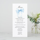 Menus for a modern  baby shower. menu (Staand voorkant)