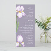 Menus for a modern wedding. (Debout devant)