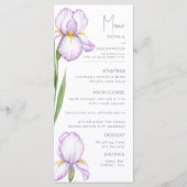 Menus for a modern wedding. menu (Voorkant)