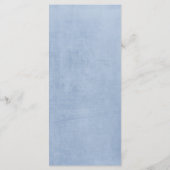 Menus Mariage Burgundy et Dusty (Dos)