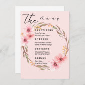 Menus mariages (Devant / Derrière)