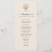 Menus Monogramme Bohème (Devant)