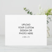 Menus plats 5,5" x 7,5" (Debout devant)