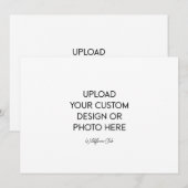 Menus plats 5,5" x 7,5" (Devant / Derrière)