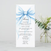 Menus pour une baby shower moderne. (Debout devant)