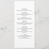 Menus Template Casamento Elegante Floral  Menu (Voorkant)
