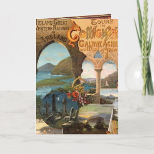 Menus vintages pour la fête - Irlande -