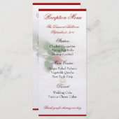 Menu's voor ontvangst van roos (Voorkant / Achterkant)